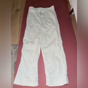 Quince Off-White cropped Pants size 28 waist